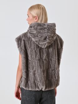 Gilet effetto Pelliccia det_3
