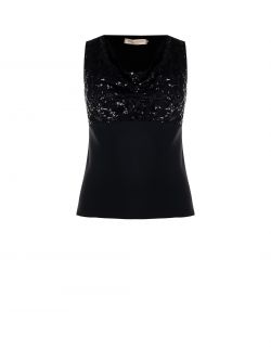 Curvy Black Sequinned Top 6 Rinascimento Curvy Black Sequinned Top det_4