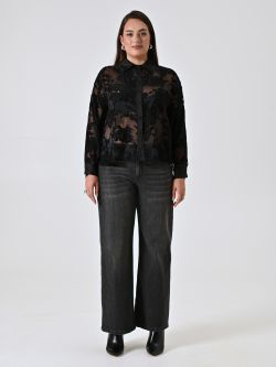 Curvy Devoré Shirt det_1
