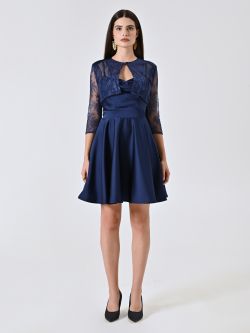 Blue Satin Shrug det_1