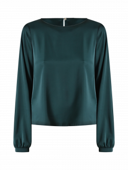 Blusa in Raso Verde det_4