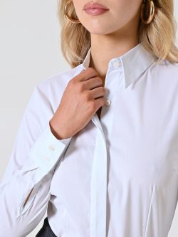 Klassische Bluse in Weiß in_i5