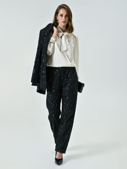 Denim Trousers Embellished with Sequins sp_e1