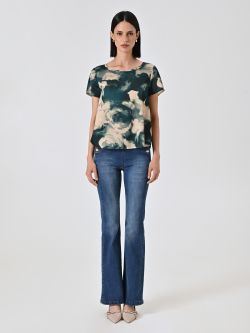 Bluse mit abstraktem Muster det_1