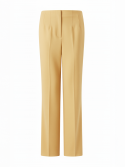Dark Beige Technical Fabric Flared Pants det_4