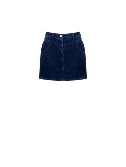 Lurex Denim Miniskirt det_4