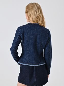 Jacke aus Denim mit Lurex-Details det_3