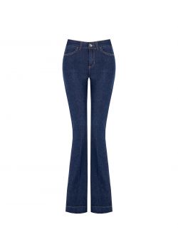 Jeans Flared Lavaggio Uniforme det_4