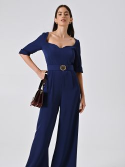 Tuta Blu con Scollo a Cuore in Cadi sp_e1