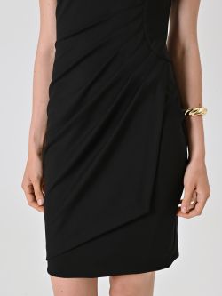 Tubino Nero Drappeggiato  in_i5