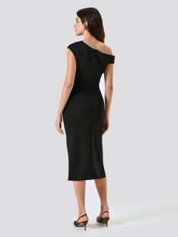 Tubino Spalline Asimmetriche Nero det_3