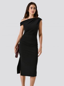 Tubino Spalline Asimmetriche Nero sp_e1