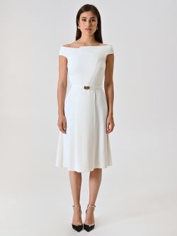 Abito Bianco off-the-Shoulders det_1