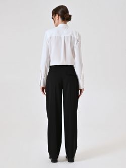 Pantaloni Neri in Misto Viscosa det_3