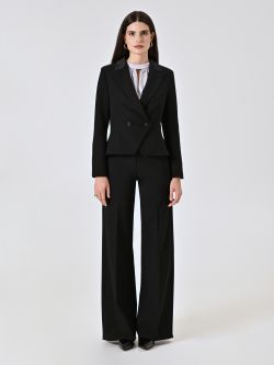 Chaqueta esmoquin en tejido técnico negro det_1