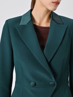 Green Tuxedo Jacket in Technical Fabric in_i5