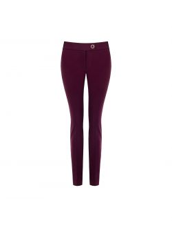 Burgundy Trousers in Technical Fabric det_4