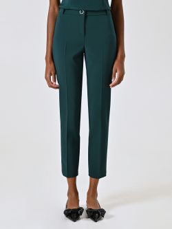 Green Trousers in Technical Fabric det_2