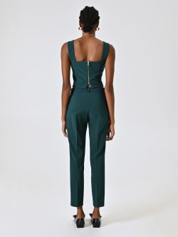 Green Trousers in Technical Fabric det_3