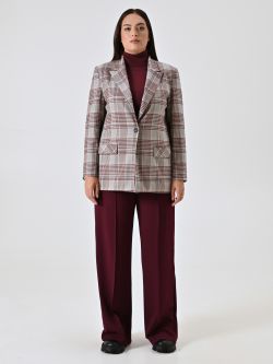 Giacca Curvy Check det_1