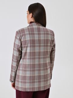 Giacca Curvy Check det_3