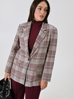 Giacca Curvy Check sp_e1