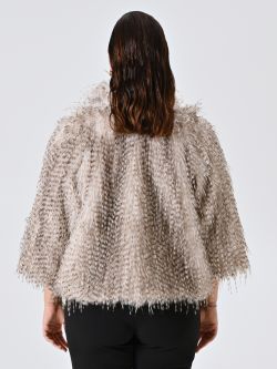 Curvy Faux Fur Jacket det_3
