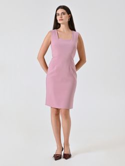 Vestido de tubo con escote cuadrado in_i7