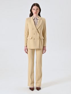 Giacca Doppiopetto Beige Scuro  det_1