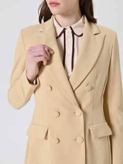 Giacca Doppiopetto Beige Scuro  in_i5