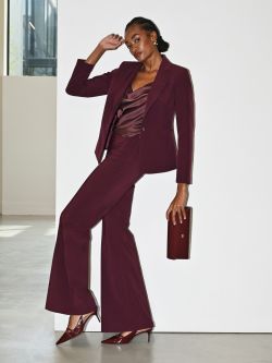 Pantalon palazzo bordeaux en tissu technique sp_e1
