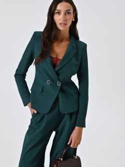 Chaqueta cruzada verde sp_e1