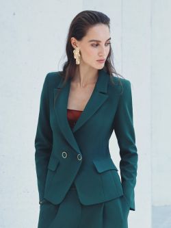 Green Double-Breasted Jacket sp_e1