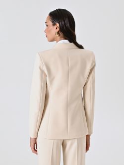 Single-breasted Jacket in Technical Fabric det_3