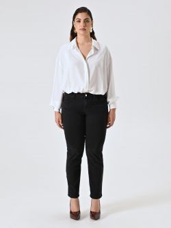 Curvy Black Rhinestone Jeans det_1