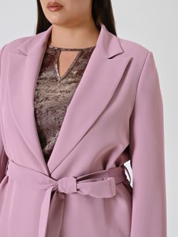 Chaqueta curvy tipo bata en cady malva in_i5