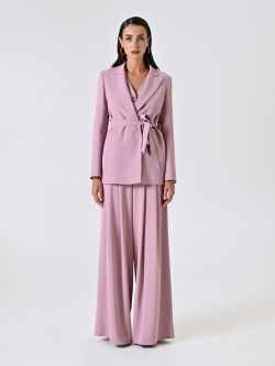 Wrap Jacket in Mauve Pink Cady det_1