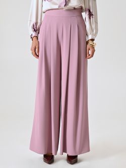 Mauve Pink Cady Trousers det_2