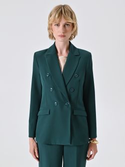 Chaqueta cruzada verde det_2