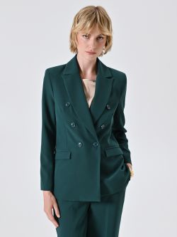 Chaqueta cruzada verde in_i7