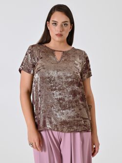 Blusa curvy burdeos in_i7