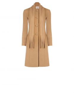 Cappotto Cammello con Sciarpa Removibile  det_4