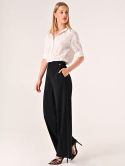 Lockere Hose in Schwarz in_i7