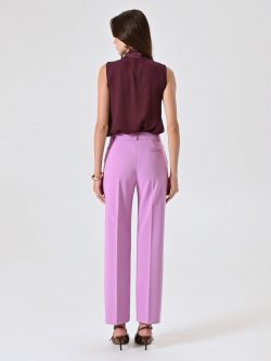 Orchid Pink Skinny Trousers in Technical Fabric det_3