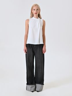 Flowy White Top 1 Rinascimento Flowy White Top det_1