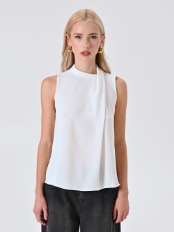 Flowy White Top 2 Rinascimento Flowy White Top det_2