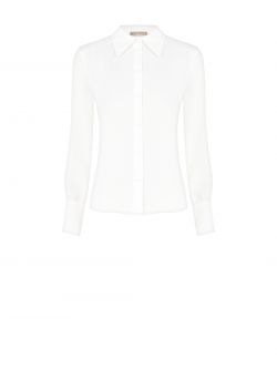 White Shirt with Covered Buttons det_4