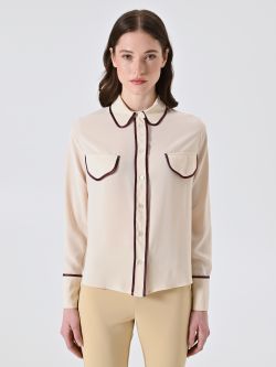 Camisa con ribetes burdeos det_2