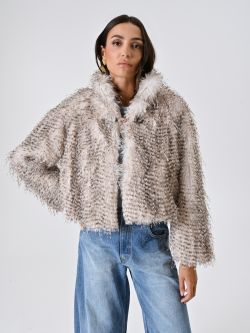 Jacke mit Pelzeffekt in_i7