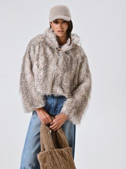 Jacke mit Pelzeffekt sp_e1